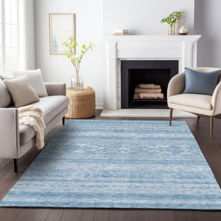 Piper Looms Mayfield Southwest AMF714 Sky Machine Washable Area Rug Lifestyle Image Feature