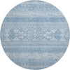 Piper Looms Mayfield Southwest AMF714 Sky Machine Washable Area Rug Round Main Image