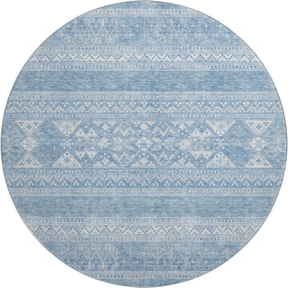 Piper Looms Mayfield Southwest AMF714 Sky Machine Washable Area Rug Round Main Image