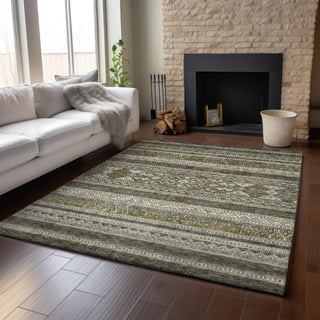 Piper Looms Mayfield Southwest AMF714 Taupe Machine Washable Area Rug Lifestyle Image Feature