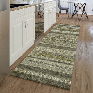 Piper Looms Mayfield Southwest AMF714 Taupe Machine Washable Area Rug Runner Lifestyle Image Feature