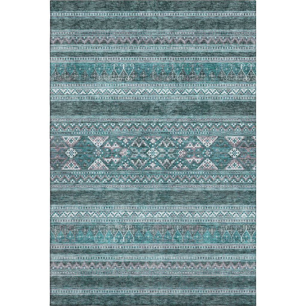 Piper Looms Mayfield Southwest AMF714 Teal Machine Washable Area Rug main image