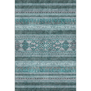 Piper Looms Mayfield Southwest AMF714 Teal Machine Washable Area Rug main image