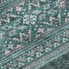 Piper Looms Mayfield Southwest AMF714 Teal Machine Washable Area Rug Swatch Image