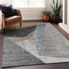 Piper Looms Mayfield Art Deco AMF715 Taupe Machine Washable Area Rug Lifestyle Image Feature