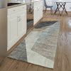 Piper Looms Mayfield Art Deco AMF715 Taupe Machine Washable Area Rug Runner Lifestyle Image Feature