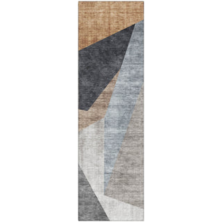 Piper Looms Mayfield Art Deco AMF715 Taupe Machine Washable Area Rug Runner Main Image
