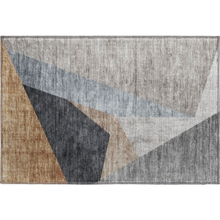 Piper Looms Mayfield Art Deco AMF715 Taupe Machine Washable Area Rug Scatter Main Image