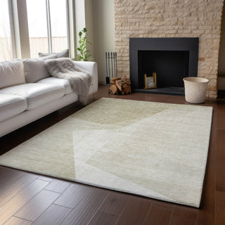 Piper Looms Mayfield Art Deco AMF716 Beige Machine Washable Area Rug Lifestyle Image Feature