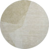 Piper Looms Mayfield Art Deco AMF716 Beige Machine Washable Area Rug Round Main Image