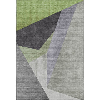 Piper Looms Mayfield Art Deco AMF716 Sage Machine Washable Area Rug main image