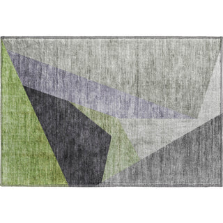 Piper Looms Mayfield Art Deco AMF716 Sage Machine Washable Area Rug Scatter Main Image