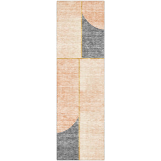 Piper Looms Mayfield Art Deco AMF717 Coral Machine Washable Area Rug Runner Main Image