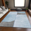 Piper Looms Mayfield Art Deco AMF717 Sky Machine Washable Area Rug Lifestyle Image Feature