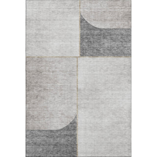 Piper Looms Mayfield Art Deco AMF717 Taupe Machine Washable Area Rug main image