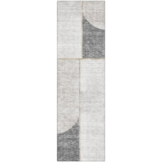 Piper Looms Mayfield Art Deco AMF717 Taupe Machine Washable Area Rug Runner Main Image