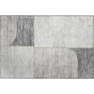 Piper Looms Mayfield Art Deco AMF717 Taupe Machine Washable Area Rug Scatter Main Image