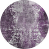 Piper Looms Mayfield Modern AMF718 Eggplant Machine Washable Area Rug Round Main Image