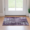 Piper Looms Mayfield Modern AMF718 Eggplant Machine Washable Area Rug Scatter Lifestyle Image Feature