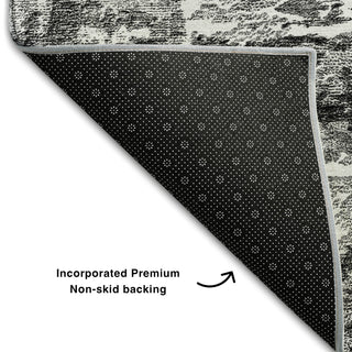 Piper Looms Mayfield Modern AMF718 Gray Machine Washable Area Rug Backing Image