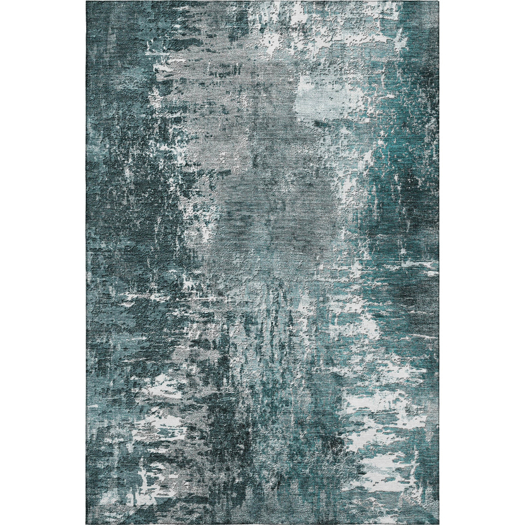 Piper Looms Mayfield Modern AMF718 Teal Machine Washable Area Rug main image