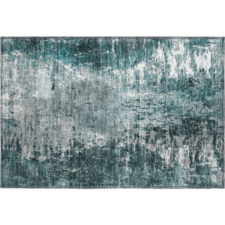 Piper Looms Mayfield Modern AMF718 Teal Machine Washable Area Rug Scatter Main Image