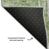 Piper Looms Mayfield Abstract AMF719 Aloe Machine Washable Area Rug Backing Image