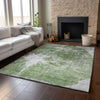 Piper Looms Mayfield Abstract AMF719 Aloe Machine Washable Area Rug Lifestyle Image Feature