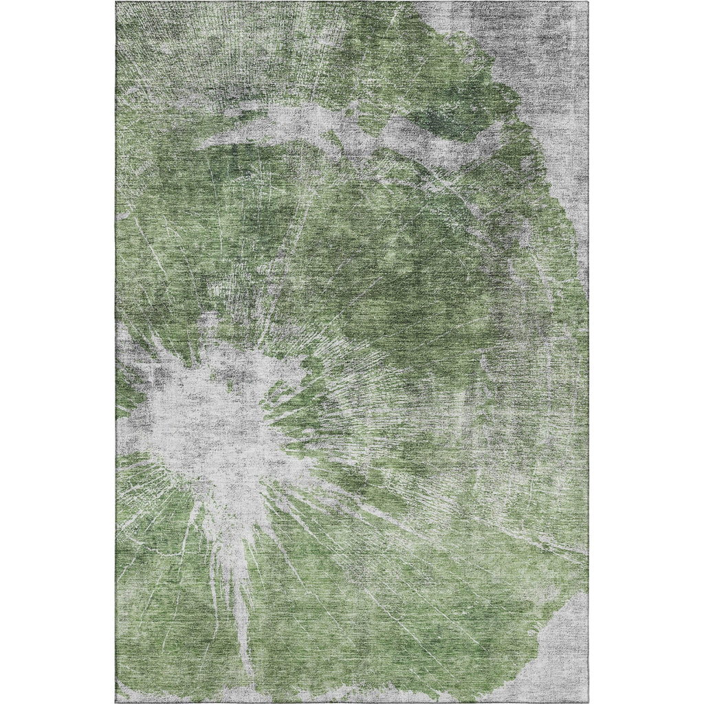 Piper Looms Mayfield Abstract AMF719 Aloe Machine Washable Area Rug main image