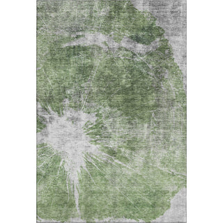 Piper Looms Mayfield Abstract AMF719 Aloe Machine Washable Area Rug main image