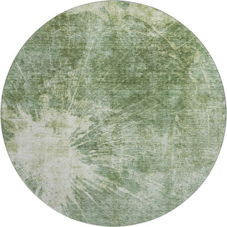 Piper Looms Mayfield Abstract AMF719 Fern Machine Washable Area Rug Round Main Image