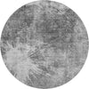 Piper Looms Mayfield Abstract AMF719 Gray Machine Washable Area Rug Round Main Image