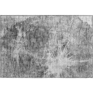 Piper Looms Mayfield Abstract AMF719 Gray Machine Washable Area Rug Scatter Main Image