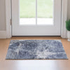 Piper Looms Mayfield Abstract AMF719 Navy Machine Washable Area Rug Scatter Lifestyle Image Feature