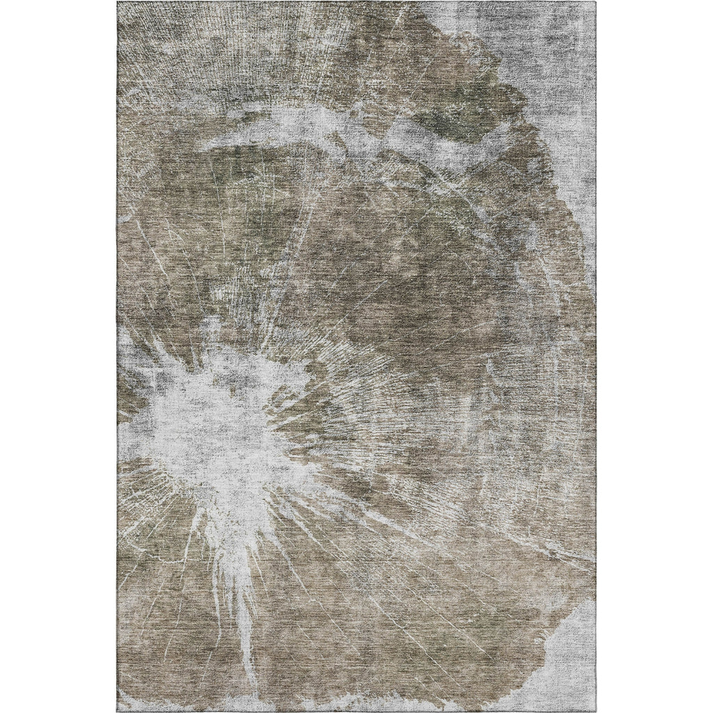 Piper Looms Mayfield Abstract AMF719 Taupe Machine Washable Area Rug main image