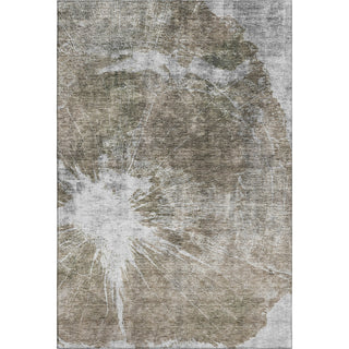 Piper Looms Mayfield Abstract AMF719 Taupe Machine Washable Area Rug main image