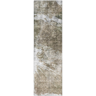 Piper Looms Mayfield Abstract AMF719 Taupe Machine Washable Area Rug Runner Main Image