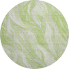 Piper Looms Mayfield Waves AMF720 Aloe Machine Washable Area Rug Round Main Image
