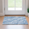 Piper Looms Mayfield Waves AMF720 Blue Machine Washable Area Rug Scatter Lifestyle Image Feature