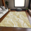 Piper Looms Mayfield Waves AMF720 Gold Machine Washable Area Rug Lifestyle Image Feature