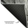 Piper Looms Mayfield Waves AMF720 Gray Machine Washable Area Rug Backing Image