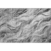 Piper Looms Mayfield Waves AMF720 Gray Machine Washable Area Rug Scatter Main Image