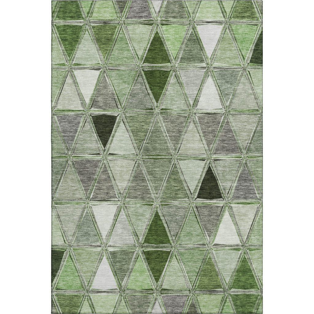 Piper Looms Mayfield Geometric AMF722 Aloe Machine Washable Area Rug main image