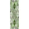 Piper Looms Mayfield Geometric AMF722 Aloe Machine Washable Area Rug Runner Main Image