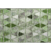 Piper Looms Mayfield Geometric AMF722 Aloe Machine Washable Area Rug Scatter Main Image