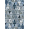 Piper Looms Mayfield Geometric AMF722 Blue Machine Washable Area Rug main image