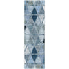 Piper Looms Mayfield Geometric AMF722 Blue Machine Washable Area Rug Runner Main Image