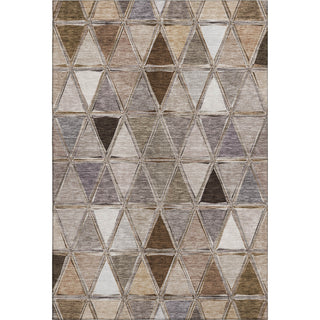 Piper Looms Mayfield Geometric AMF722 Brown Machine Washable Area Rug main image