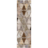 Piper Looms Mayfield Geometric AMF722 Brown Machine Washable Area Rug Runner Main Image