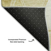 Piper Looms Mayfield Geometric AMF722 Gold Machine Washable Area Rug Backing Image